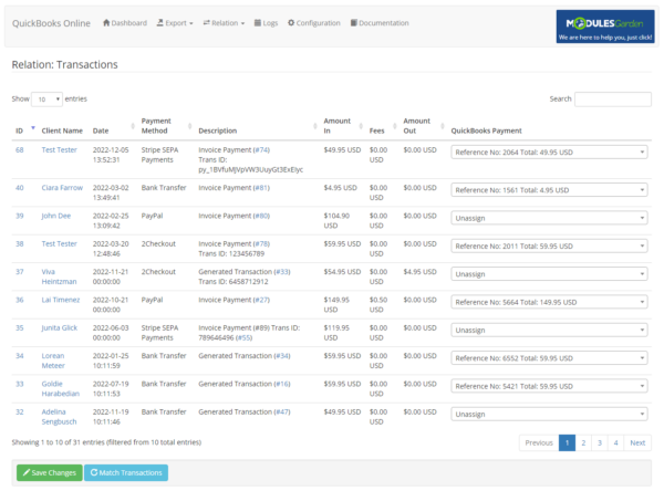 Quickbooks Online For Whmcs 19